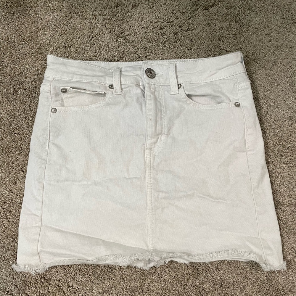 American eagle jean skirt
